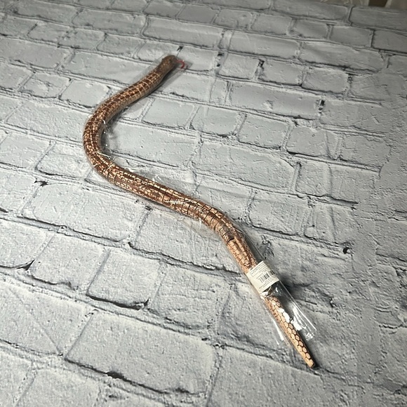 Vintage Inspired 20” Wooden Wiggle Toy Snake NEW IN PACKAGE Snake Toy - Picture 13 of 13